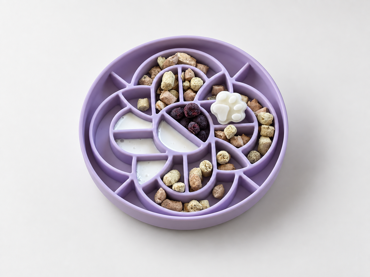 Silicone Slow Feeder Dog Bowl