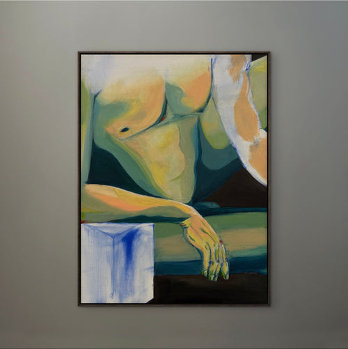 Abstract, oil on canvas